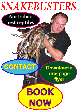 reptile handler Melbourne