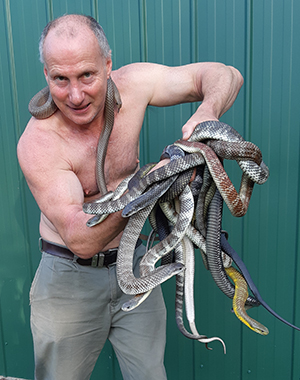 Snake man
